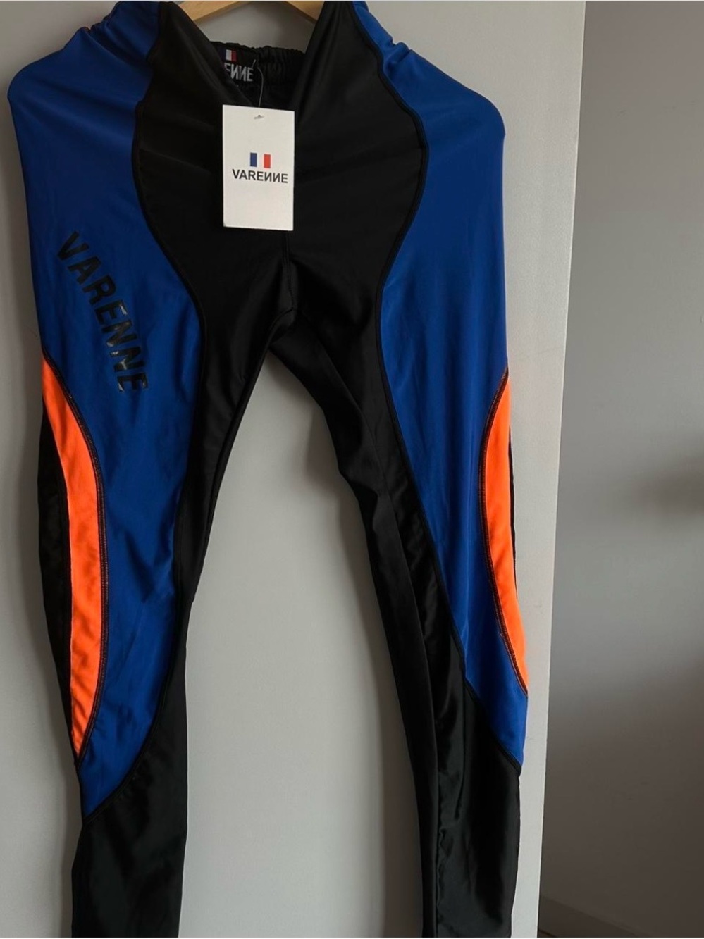 Varenne Blue & Orange Athletic Tights